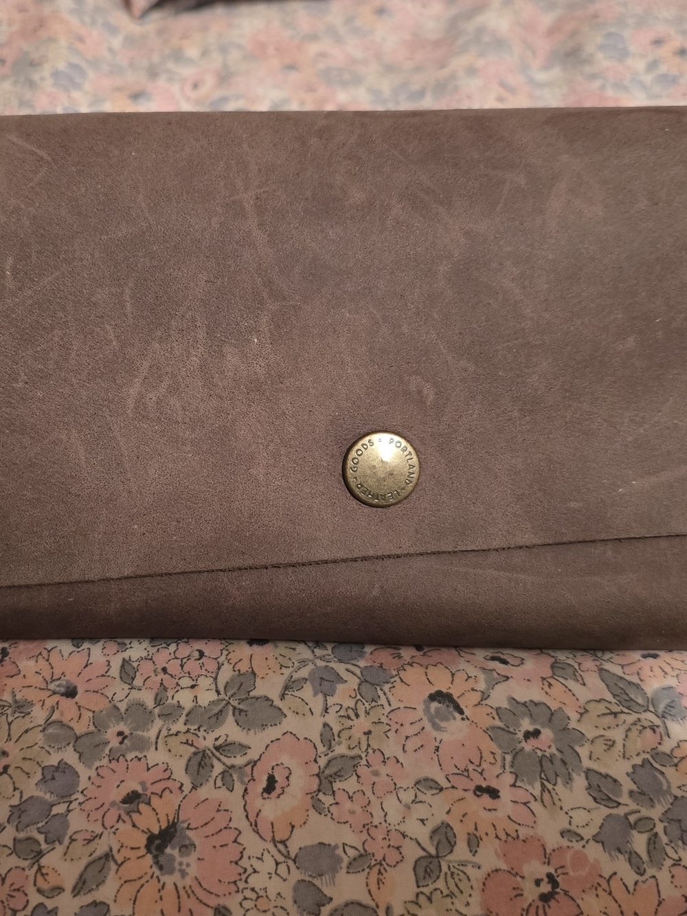 Portland Leather Rancher Leather Wallet in Groupie Grey (Retired!)- New!